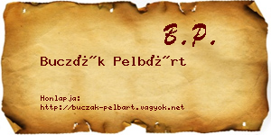 Buczák Pelbárt névjegykártya